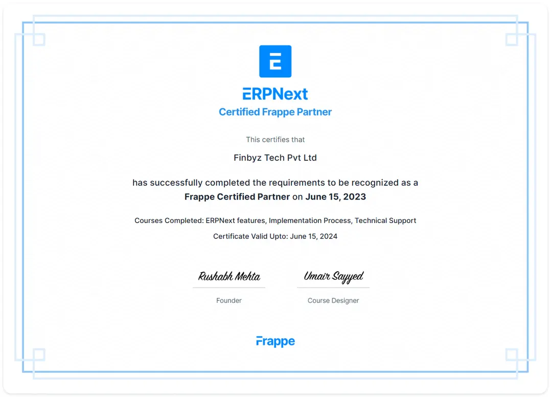 ERP Implementation Certification illustration